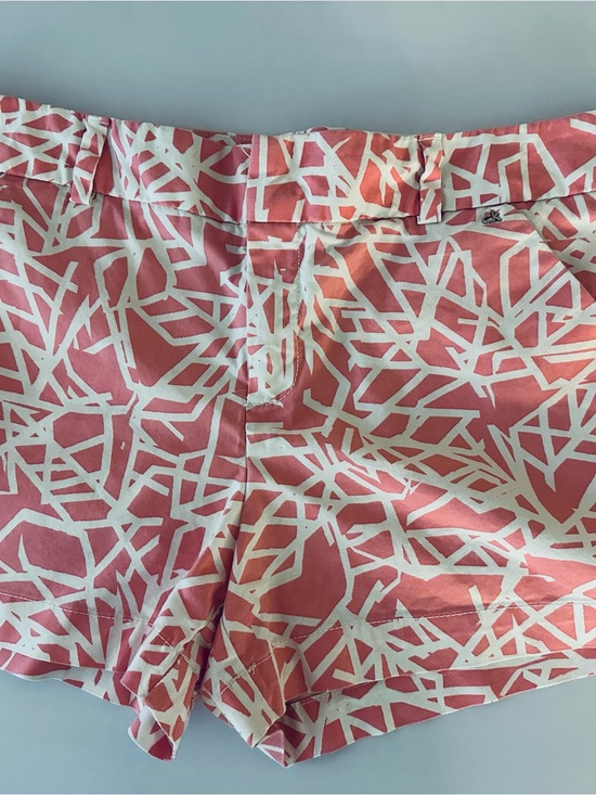 Calvin Klein Pants - Calvin Klein Pink White Patterned Shorts - Size 14